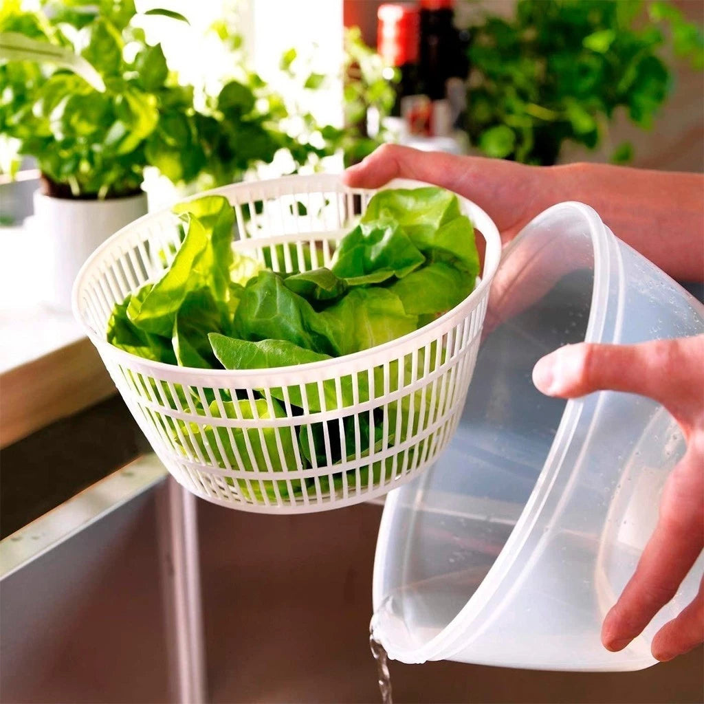 Centrífuga de Salada SaladPro | Folhas Crocantes e Secas em Segundos