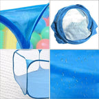 Cercado Dobrável Hexagonal | Bebês +6 Meses e Pets | 120cm | Impermeável | Piscina de Bolinhas | Portátil