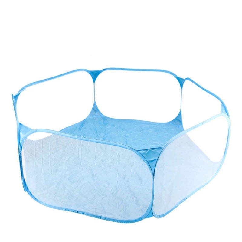 Cercado Dobrável Hexagonal | Bebês +6 Meses e Pets | 120cm | Impermeável | Piscina de Bolinhas | Portátil