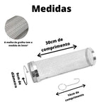 Cesta Cilindro MasterGrill | Assados e Legumes Perfeitos, Sem Cair na Brasa