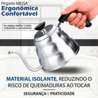 Chaleira Pescoço Fino Elegance | Design Sofisticado e Aquecimento Durável