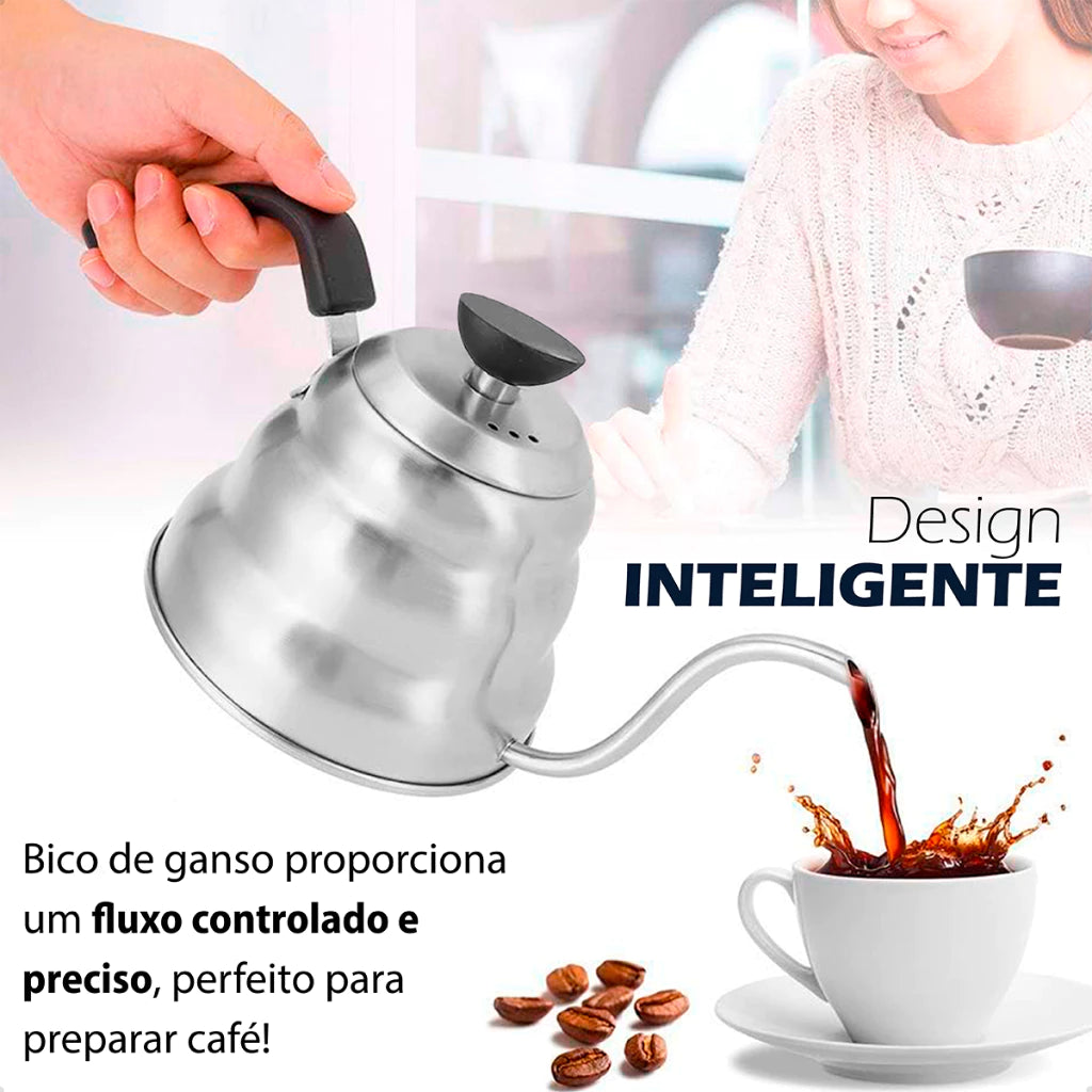 Chaleira Pescoço Fino Elegance | Design Sofisticado e Aquecimento Durável