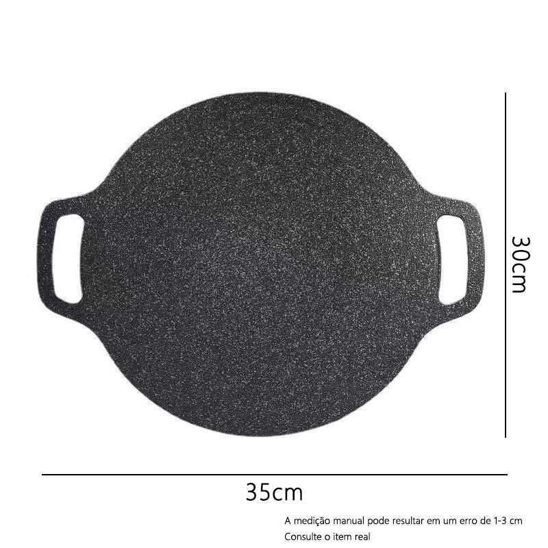 Chapa Antiaderente Gormet | Fritar e Assar em Qualquer Fogão