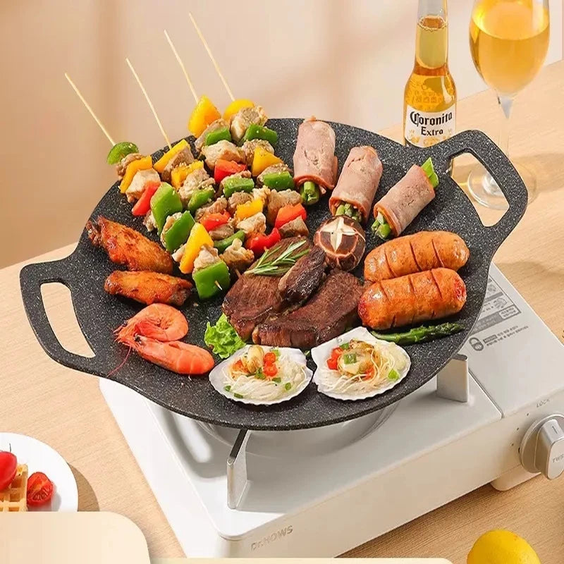 Chapa Antiaderente Gormet | Fritar e Assar em Qualquer Fogão