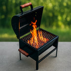 Churrasqueira Bafo Compacta CampFire | Praticidade e Sabor para Levar Aonde Quiser