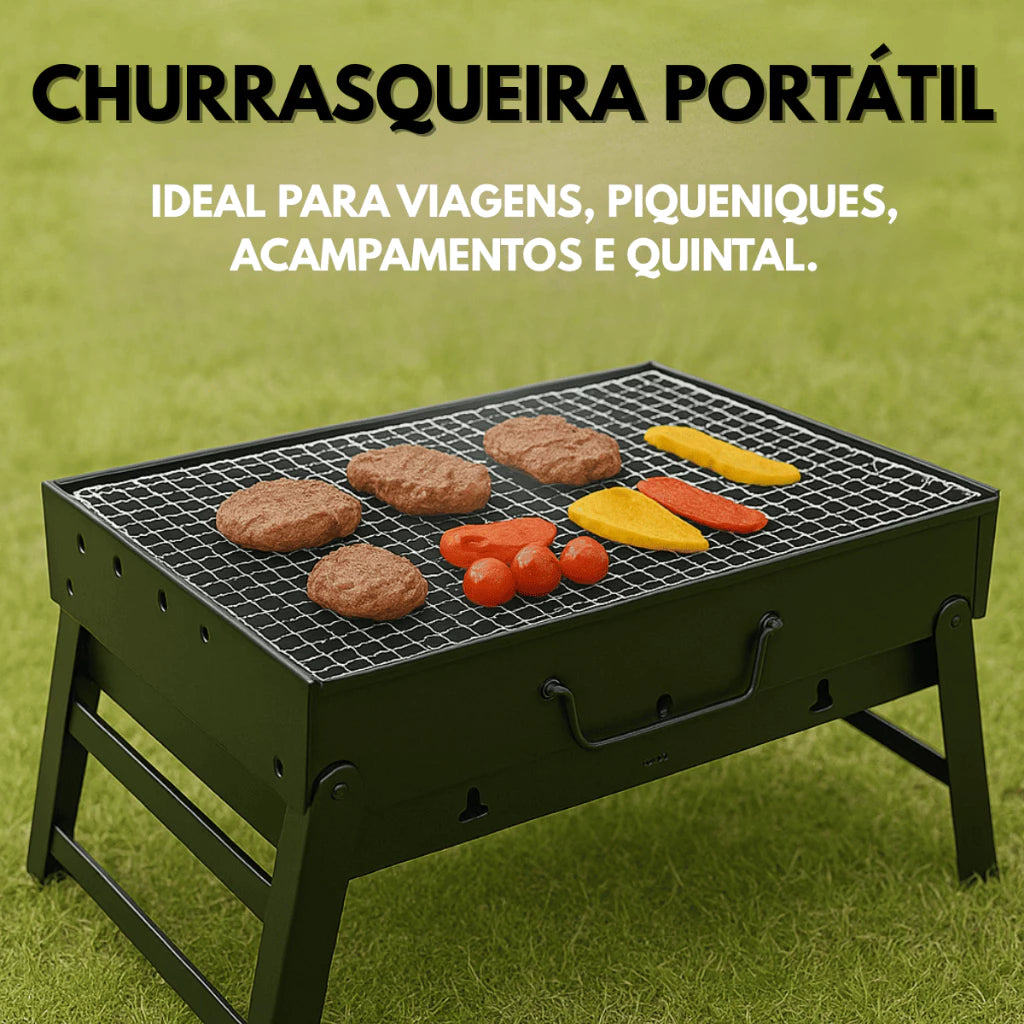 Churrasqueira Portátil FastGrill | Sabor e Praticidade em Qualquer Lugar