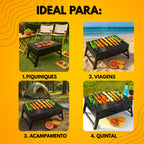 Churrasqueira Portátil FastGrill | Sabor e Praticidade em Qualquer Lugar
