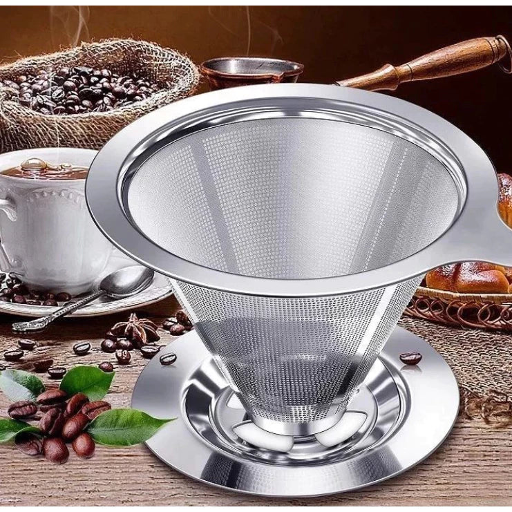 Coador Reutilizável EcoClean | Economia e Sustentabilidade em Cada Xícara