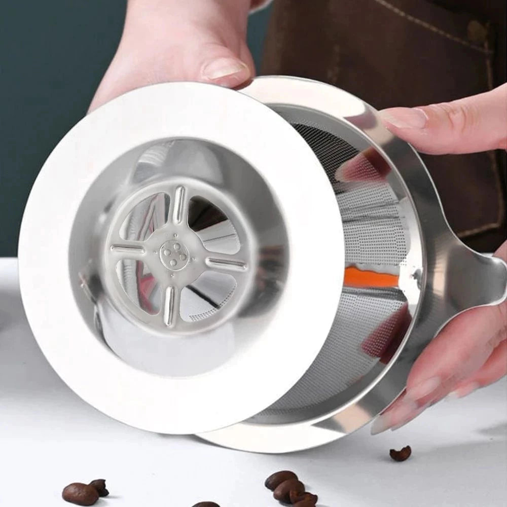 Coador Reutilizável EcoClean | Economia e Sustentabilidade em Cada Xícara