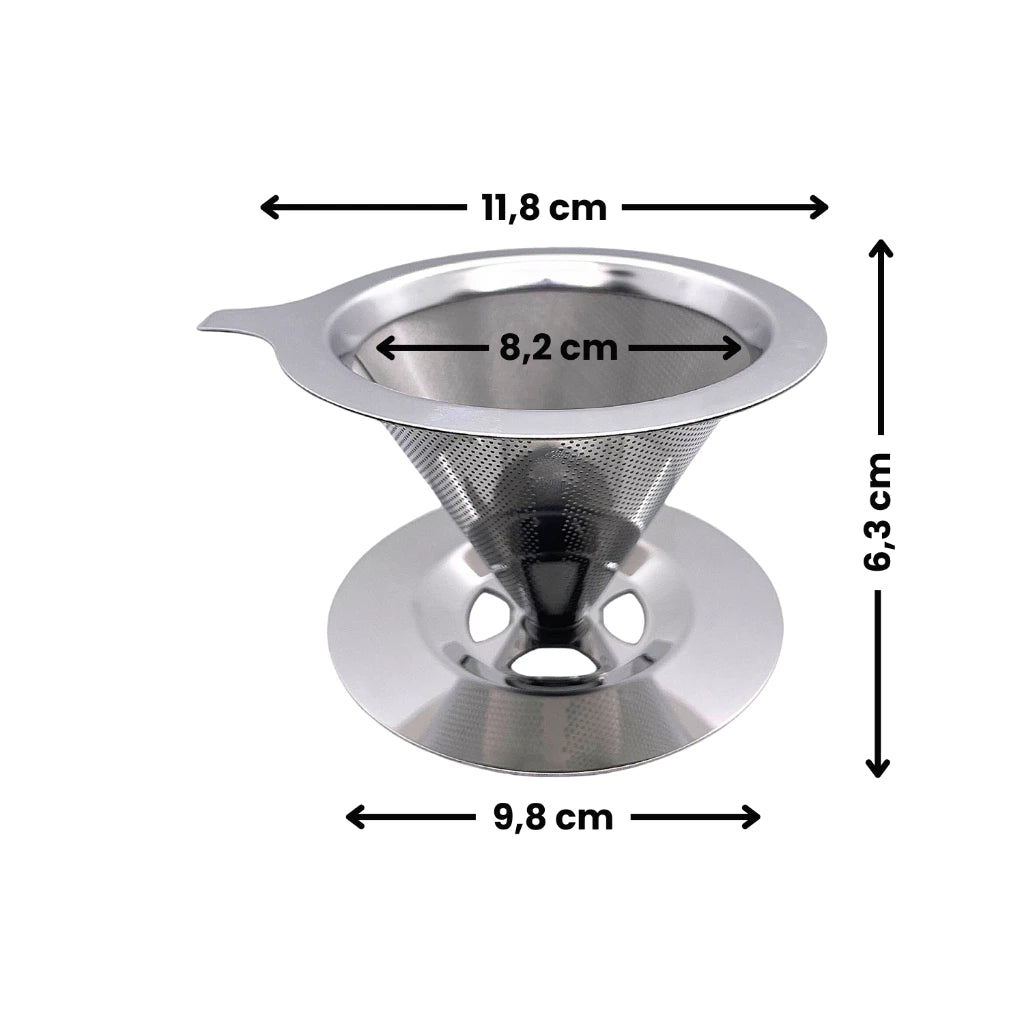 Coador Reutilizável EcoClean | Economia e Sustentabilidade em Cada Xícara
