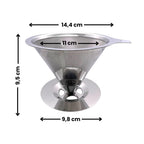 Coador Reutilizável EcoClean | Economia e Sustentabilidade em Cada Xícara