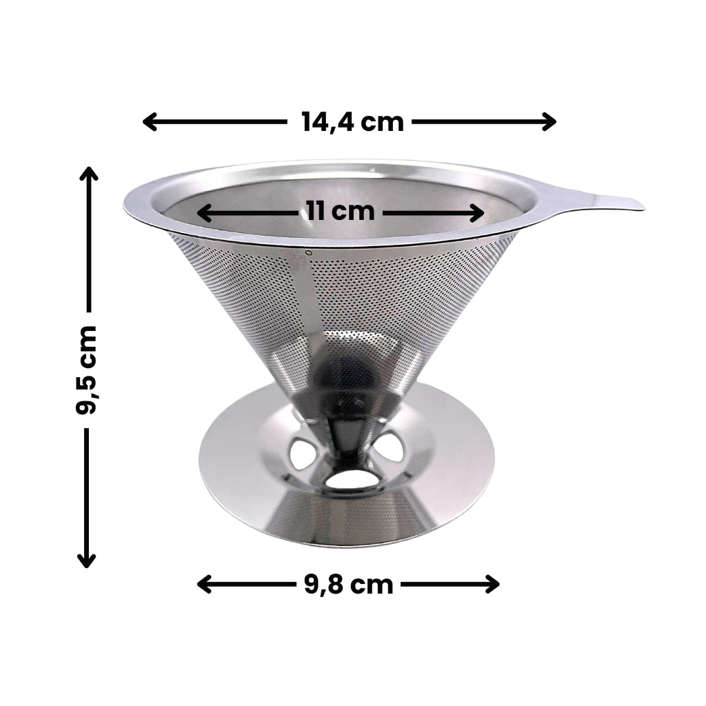 Coador Reutilizável EcoClean | Economia e Sustentabilidade em Cada Xícara