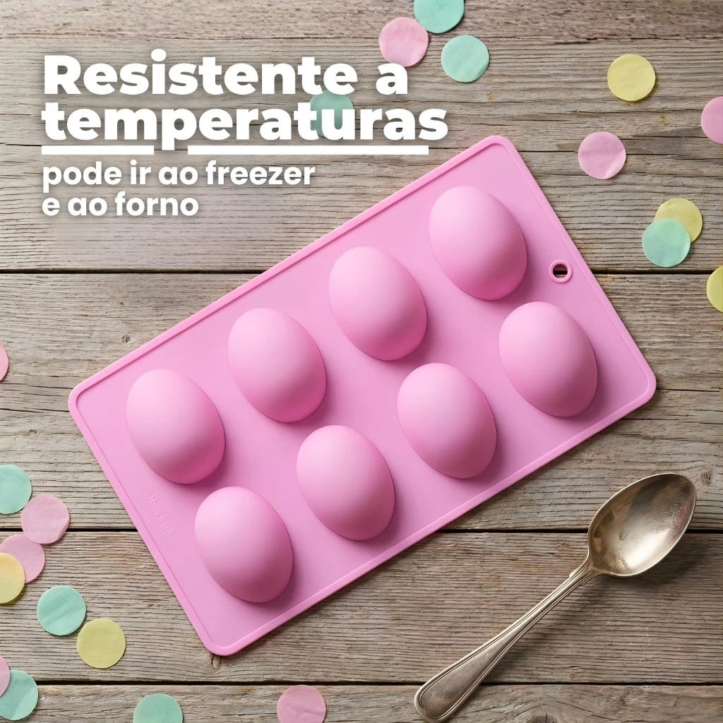 Conjunto de Formas de Páscoa Flexível | 2 Modelos para Chocolates e Artesanato