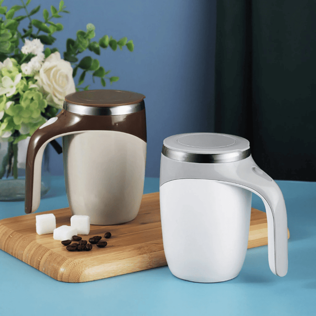 Copo Mixer Magnético Pro | Misturador Inteligente para Café, Leite e Whey