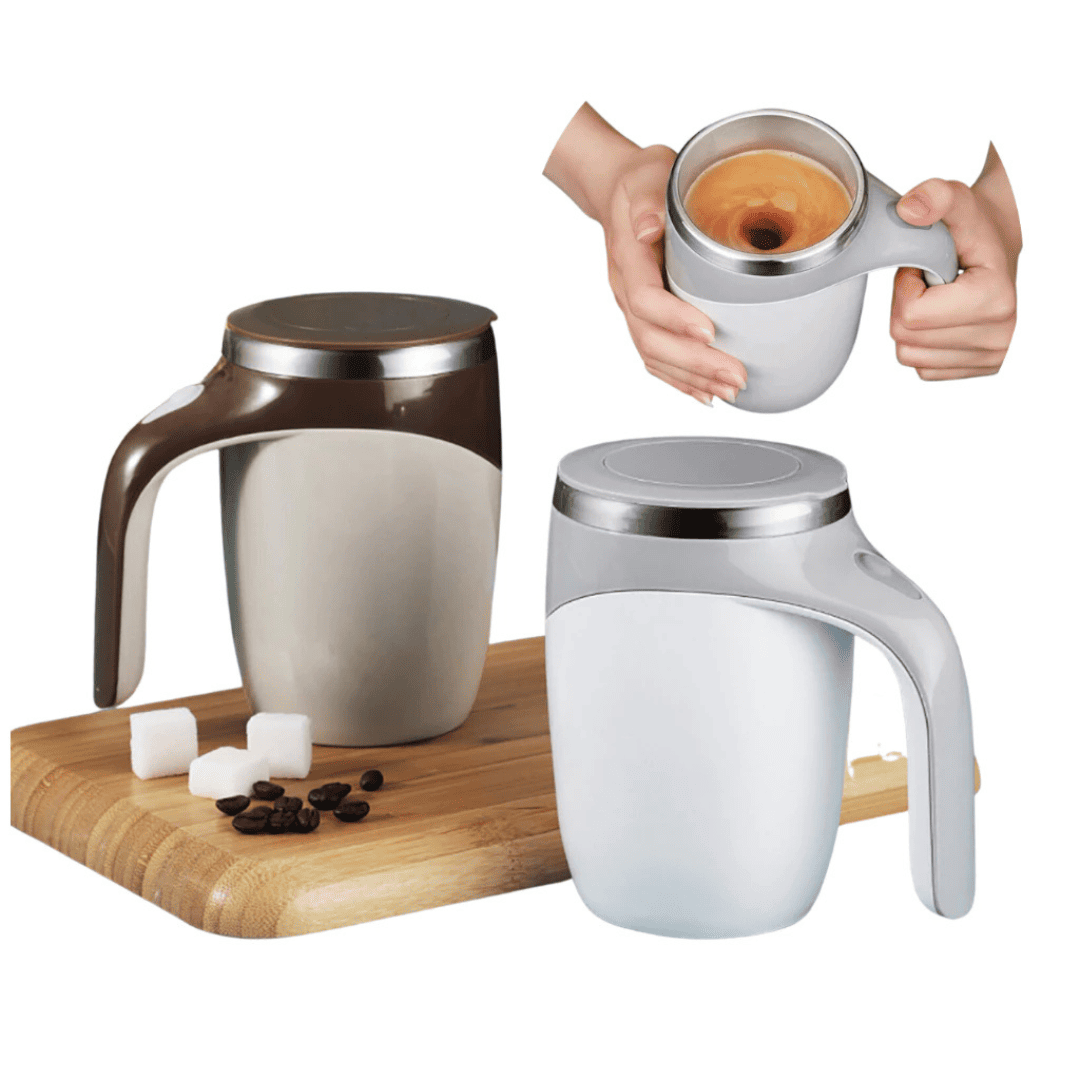 Copo Mixer Magnético Pro | Misturador Inteligente para Café, Leite e Whey