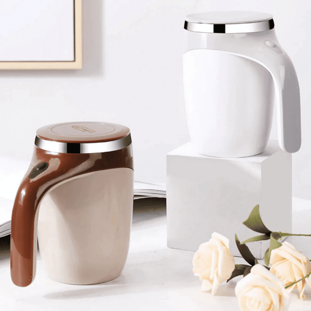 Copo Mixer Magnético Pro | Misturador Inteligente para Café, Leite e Whey