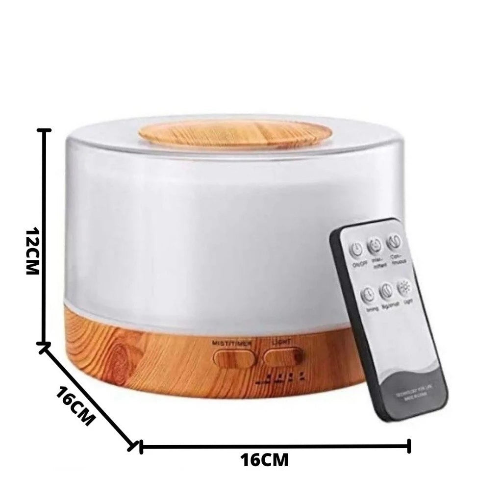 Difusor Ultrassônico Zen Decor | Umidificador e Aromatizador com LED 7 Cores