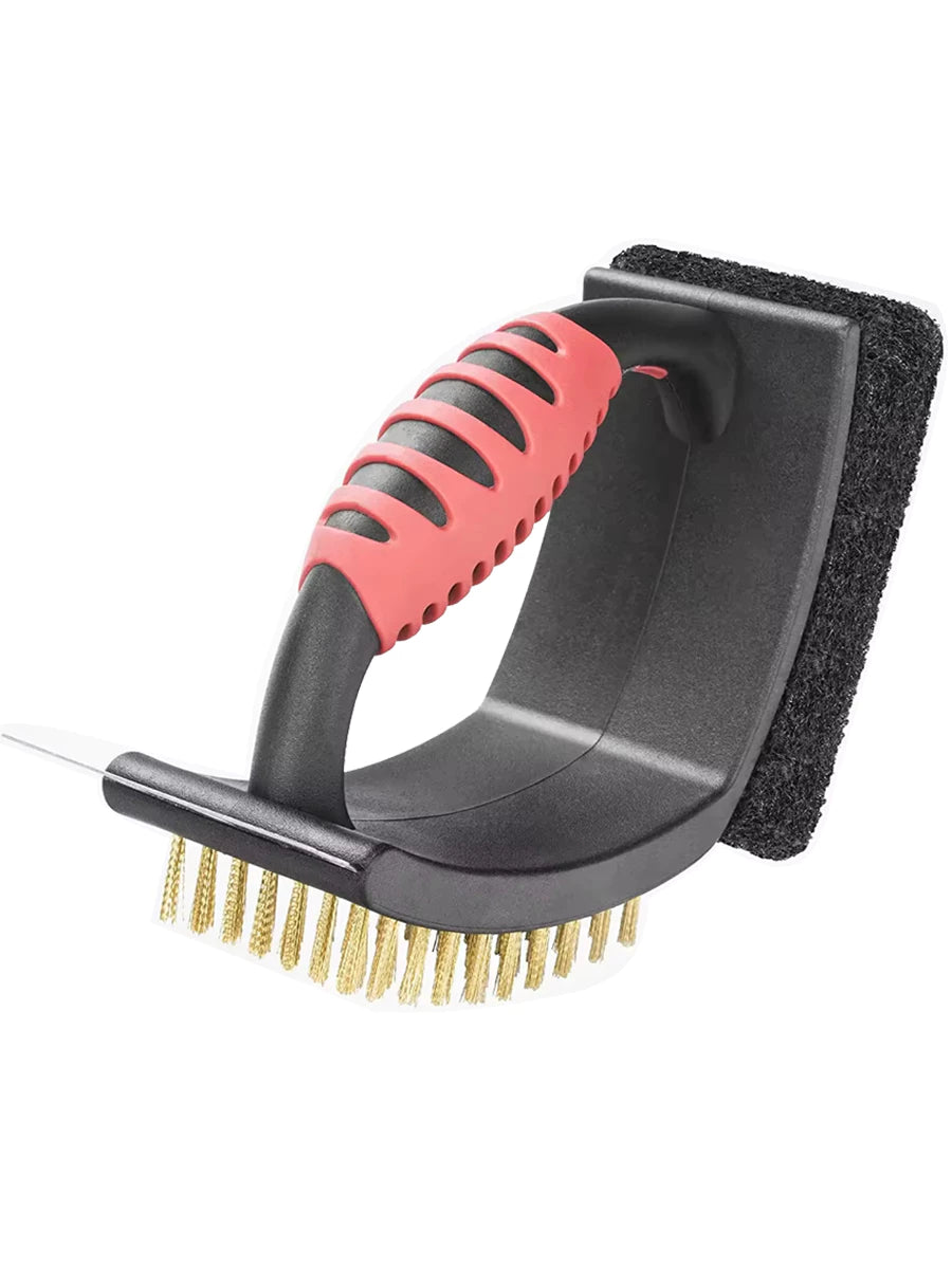 Escova Multifuncional Grill Clean | Remove Gordura e Ferrugem com Esforço Zero