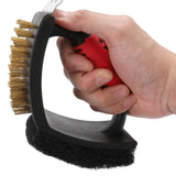 Escova Multifuncional Grill Clean | Remove Gordura e Ferrugem com Esforço Zero