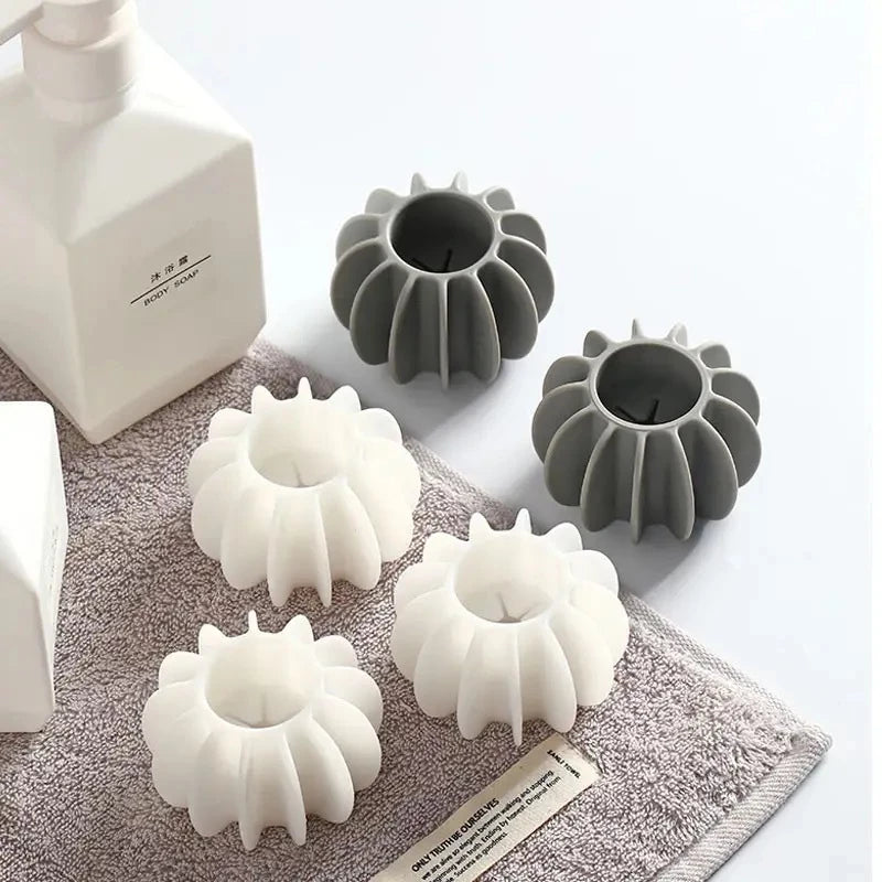 Bolas de Silicone EcoWash | Lavagem Segura Sem Danificar o Tecido | Kit 6 Unidades