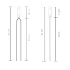 Espeto Churrasco MestreInox | Durabilidade e Versatilidade Reto e Duplo