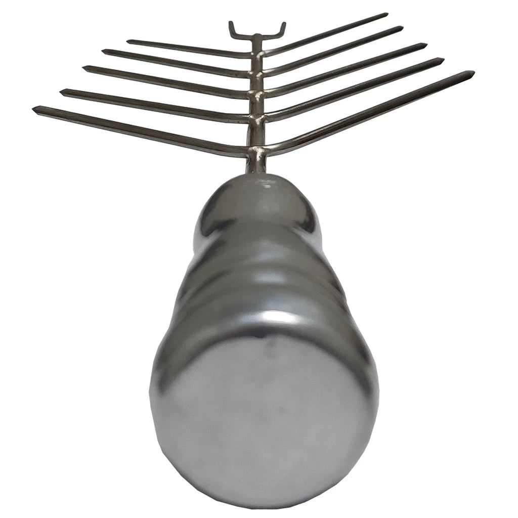 Espeto para Coraçãozinho e Aperitivos Inox 304 | 10 Pontas com Cabo Térmico | 63cm de comprimento