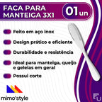 Faca Manteiga 3 em 1 InoxTrio| O Utensílio Completo para o Seu Café da Manhã
