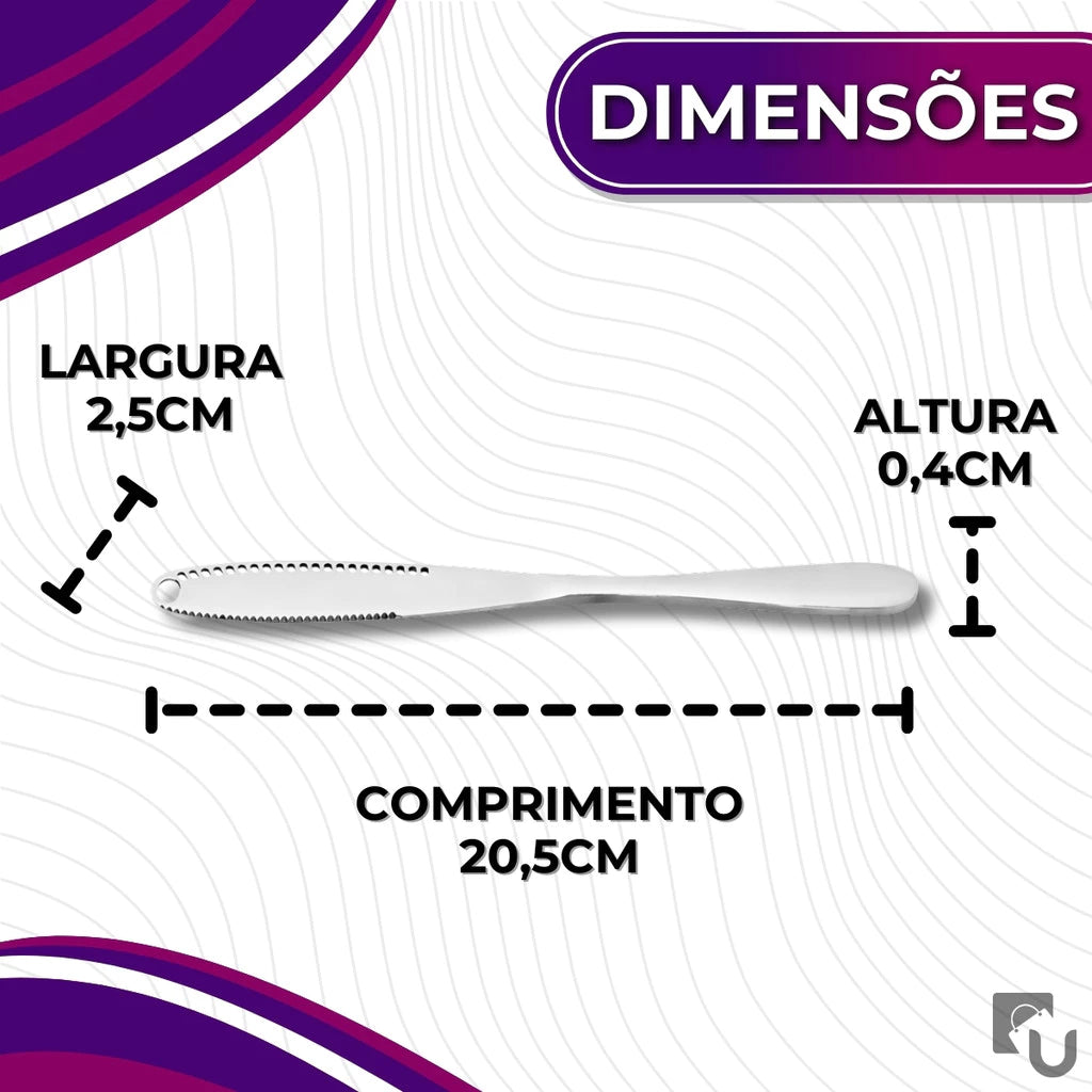 Faca Manteiga 3 em 1 InoxTrio| O Utensílio Completo para o Seu Café da Manhã