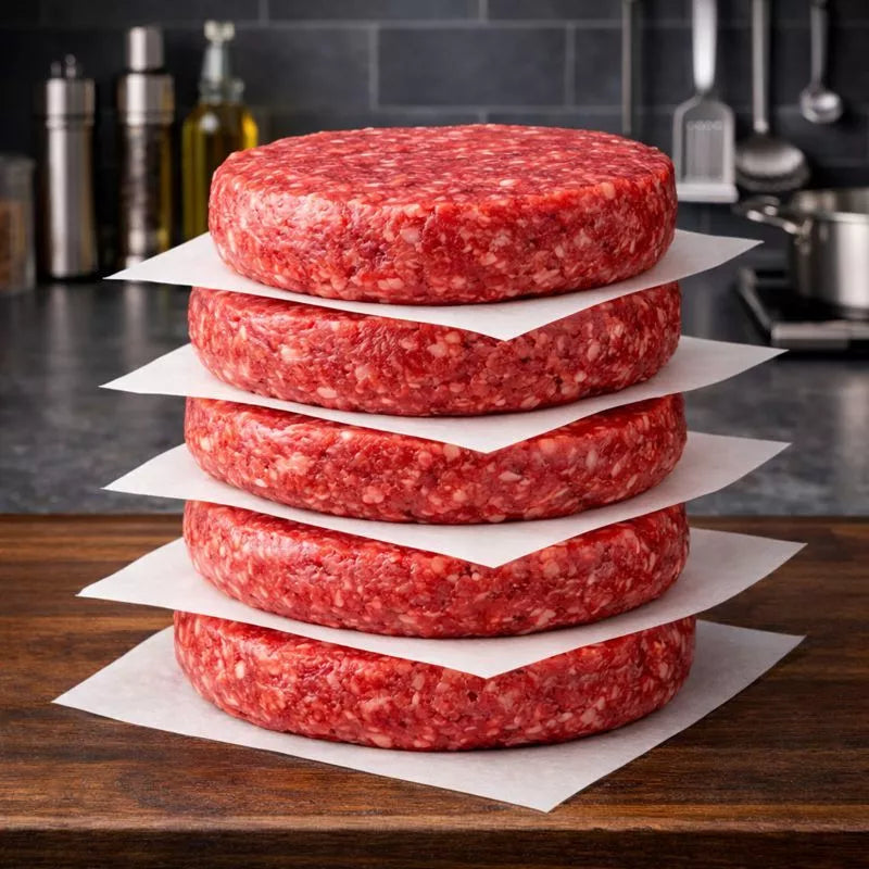 Filme Separador Gourmet | Kit Profissional para Congelamento de Carnes e Burguers