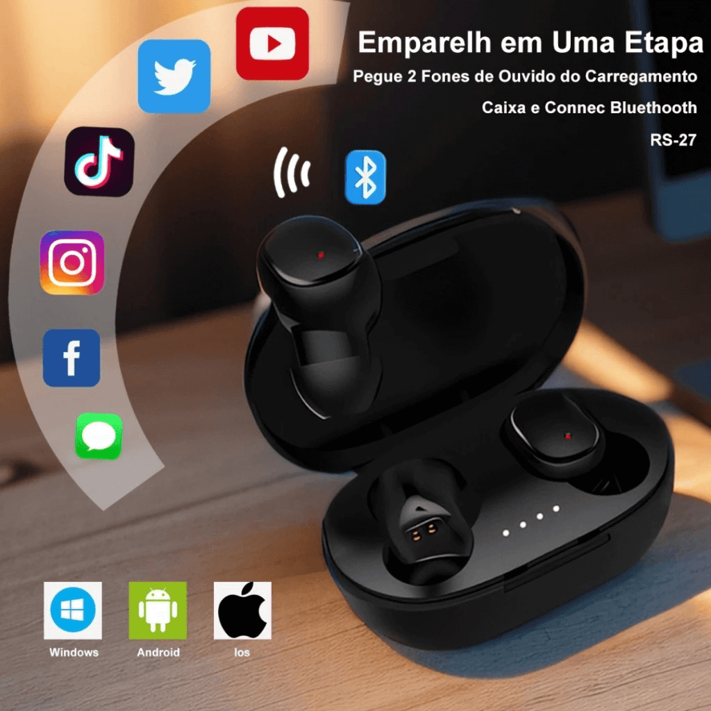 emparelha com qualquer aparelho