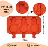 Forminha Picolé Divertido | Picolés Criativos com Tampa e Palitos de Madeira