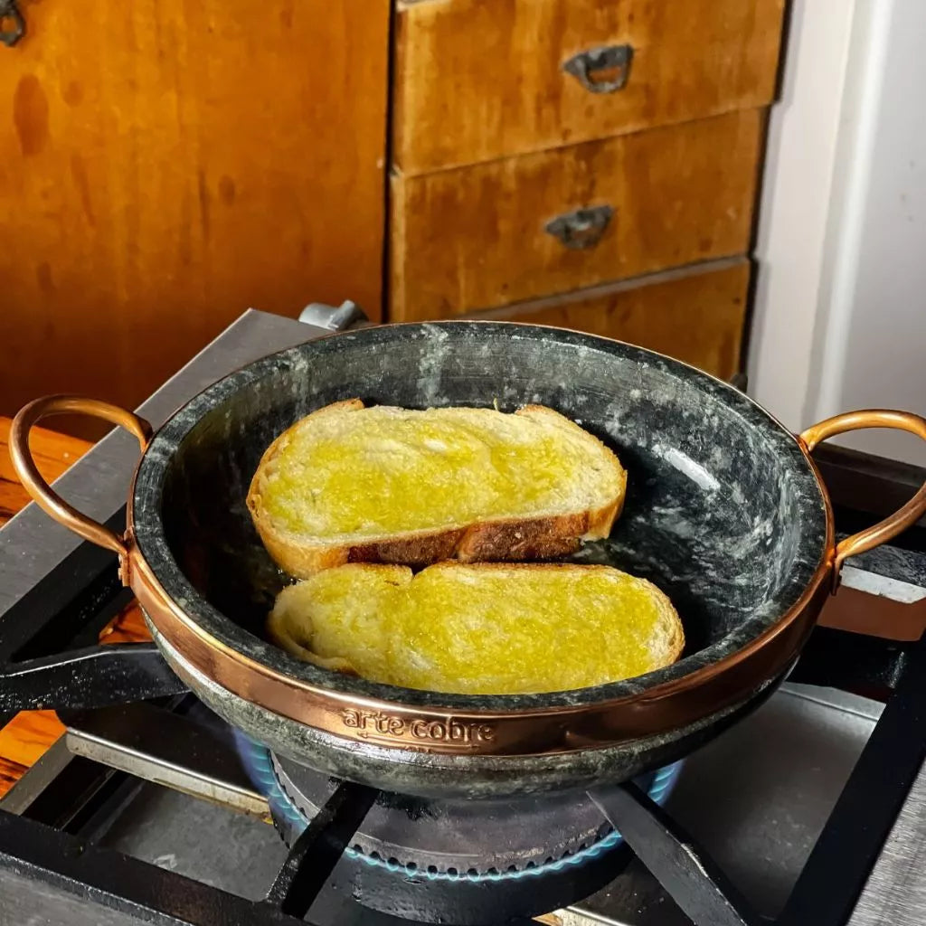 Frigideira Pedra Essencial | Cozimento Saudável e Sem Grudar