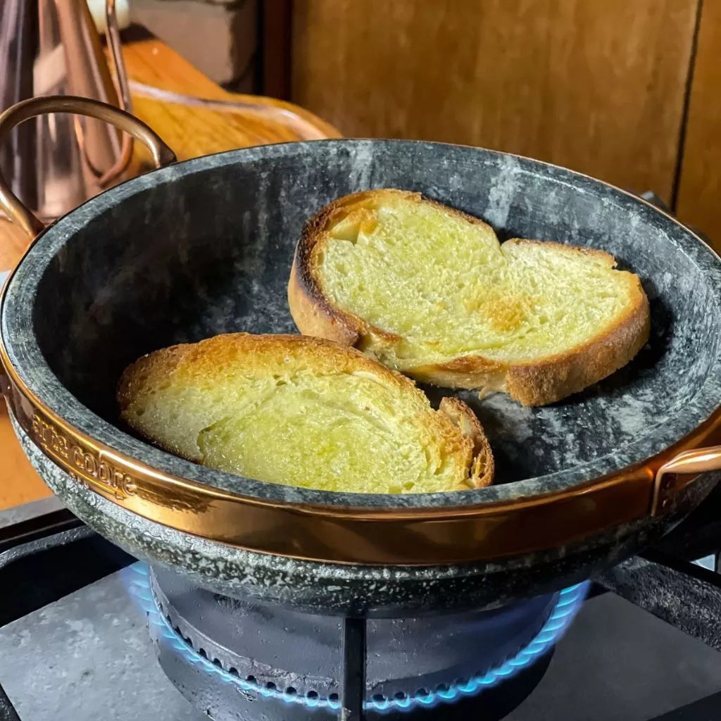 Frigideira Pedra Essencial | Cozimento Saudável e Sem Grudar