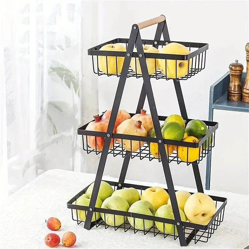 Fruteira Aramada Elegance | Organização e Charme para Sua Mesa