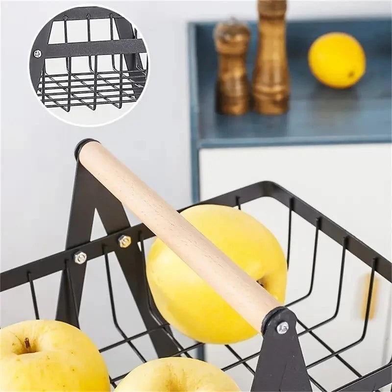 Fruteira Aramada Elegance | Organização e Charme para Sua Mesa