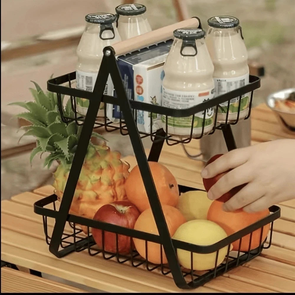 Fruteira Aramada Elegance | Organização e Charme para Sua Mesa