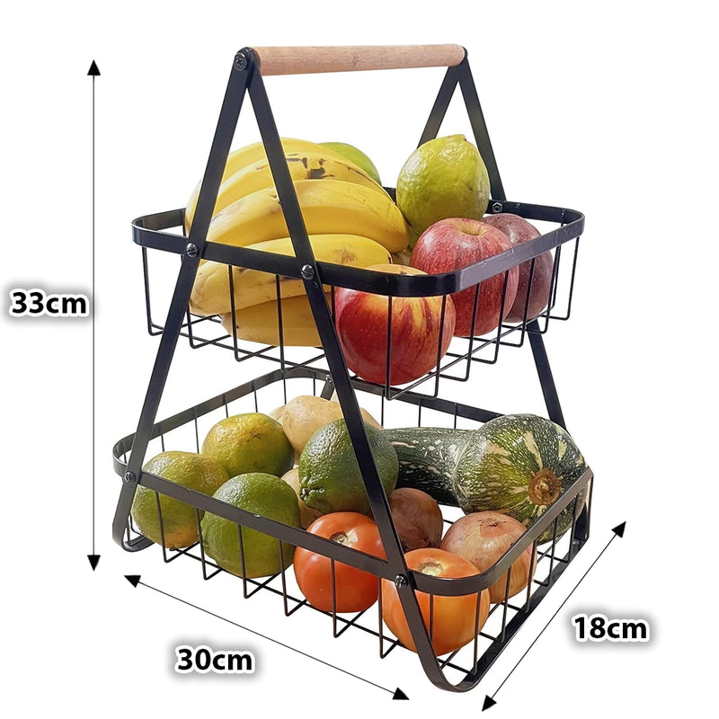 Fruteira Aramada Elegance | Organização e Charme para Sua Mesa
