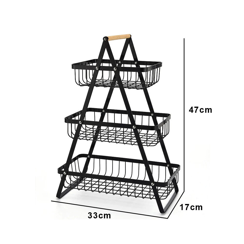 Fruteira Aramada Elegance | Organização e Charme para Sua Mesa