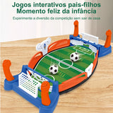 Mini Futebol de Mesa Familiar | Brinquedo Interativo com 4 Bolinhas
