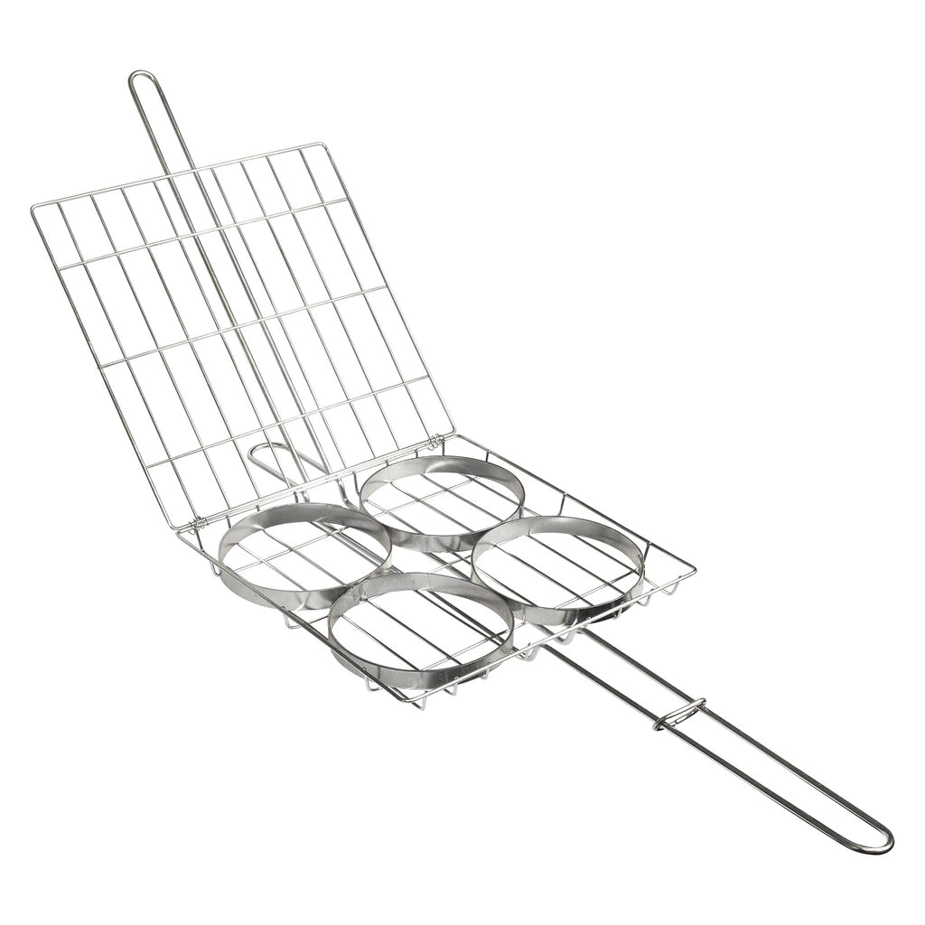 Grelha Burger Master Pro | Suculência e Praticidade para 4 Unidades