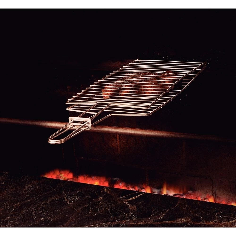 Grelha Dupla Anti-Queda | Peixe e Frango Assados com Perfeição e Segurança