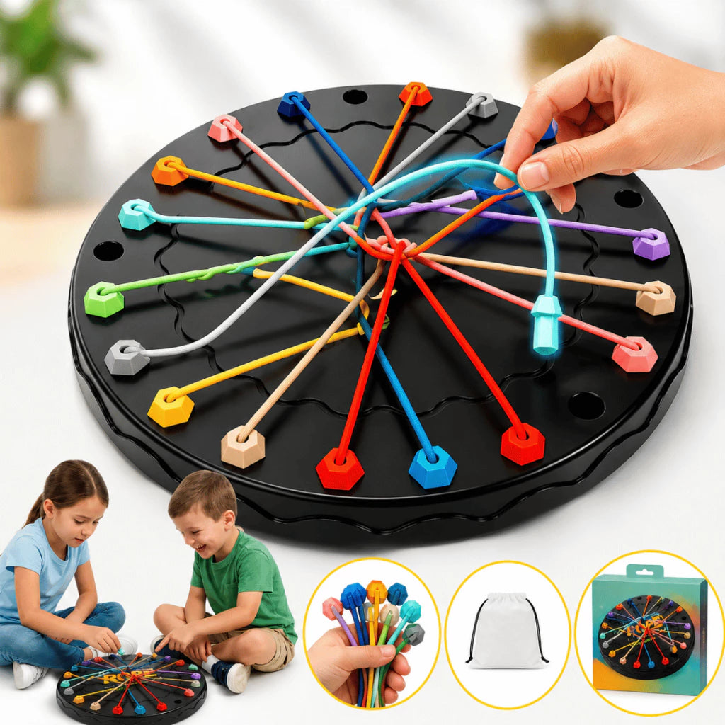 Jogo Educativo Desafio das Cordas | Estimule o Raciocínio Lógico