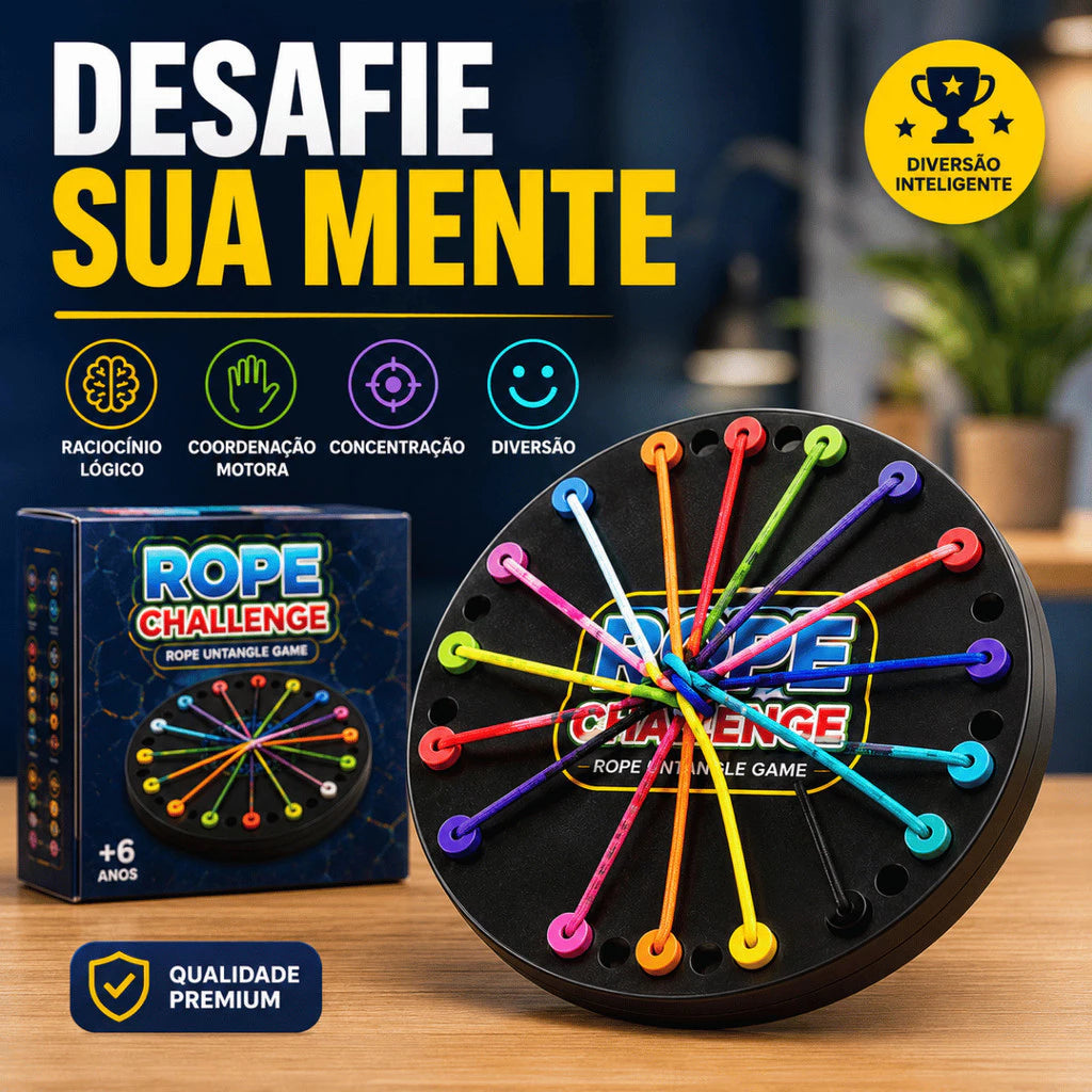 Jogo Educativo Desafio das Cordas | Estimule o Raciocínio Lógico