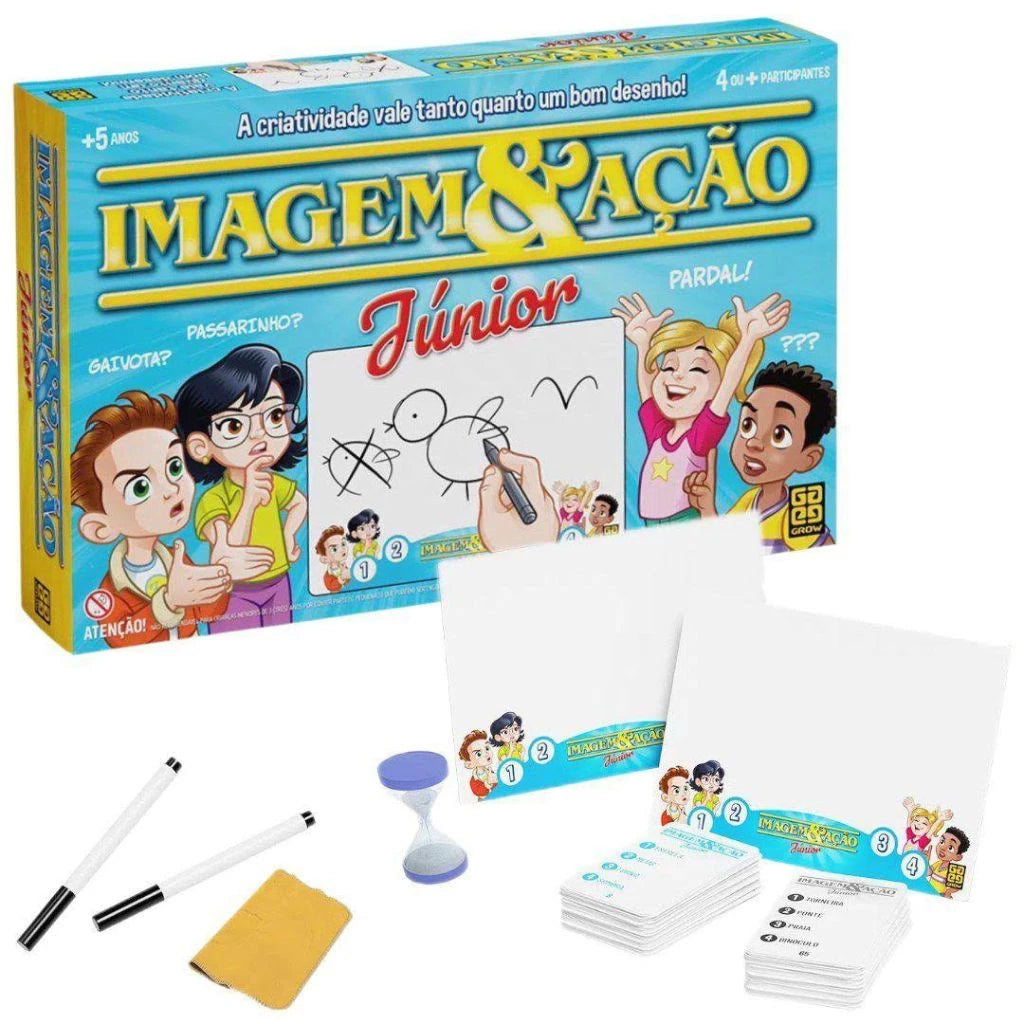 Jogo Imagem & Ação Junior Grow | Desenhe e Divirta a Família
