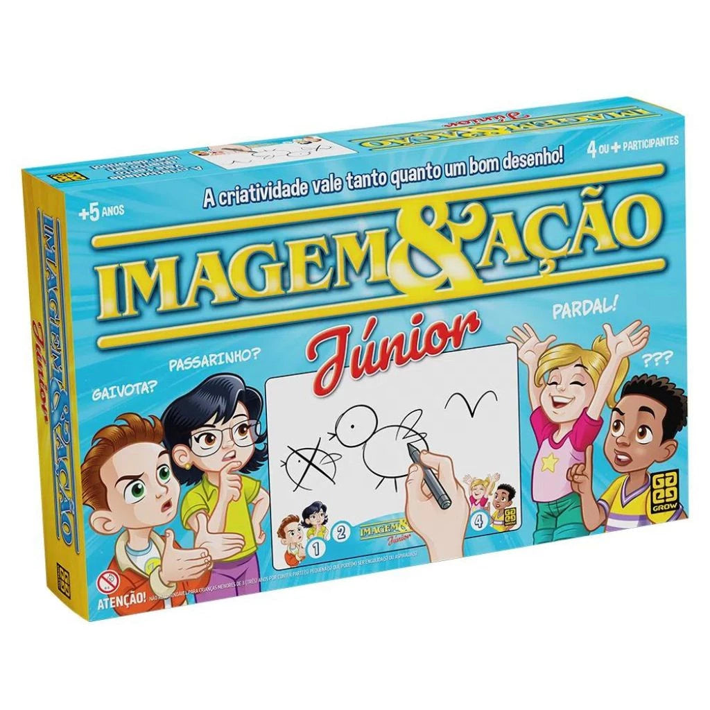Jogo Imagem & Ação Junior Grow | Desenhe e Divirta a Família