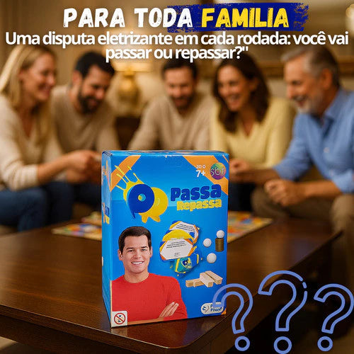 Jogo Passa ou Repassa Pais & Filhos | Raciocínio e Diversão Garantida