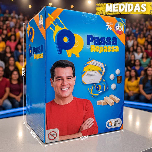 Jogo Passa ou Repassa Pais & Filhos | Raciocínio e Diversão Garantida