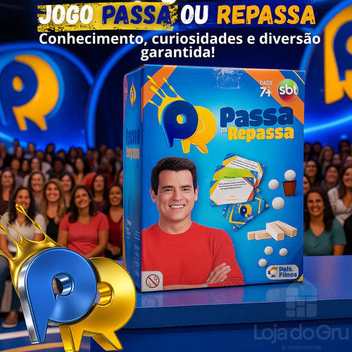Jogo Passa ou Repassa Pais & Filhos | Raciocínio e Diversão Garantida