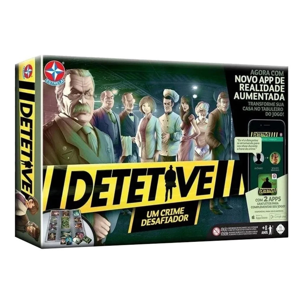 Jogo de Tabuleiro Detetive com Aplicativo | Desvende o Mistério em Família