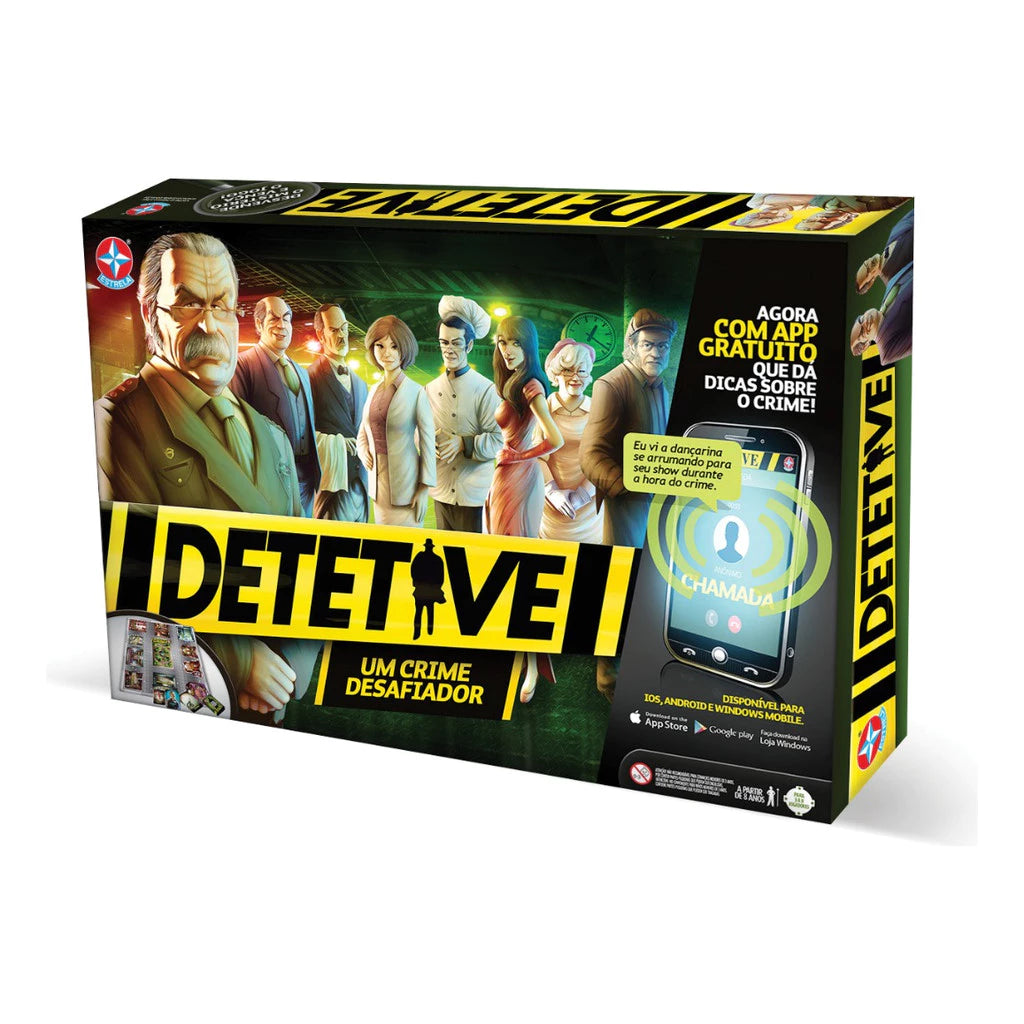 Jogo de Tabuleiro Detetive com Aplicativo | Desvende o Mistério em Família
